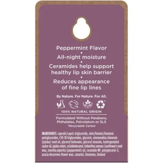 Burt's Bees Natural Overnight Intensive Lip Treatment - Ultra-Conditioning Lip Mask - 0.25oz image {9}