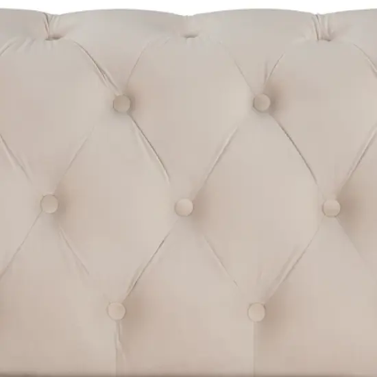 Modern Velvet Upholstered Accent Sofa Chair with Thick Removable Cushion-ModernLuxe image {9}