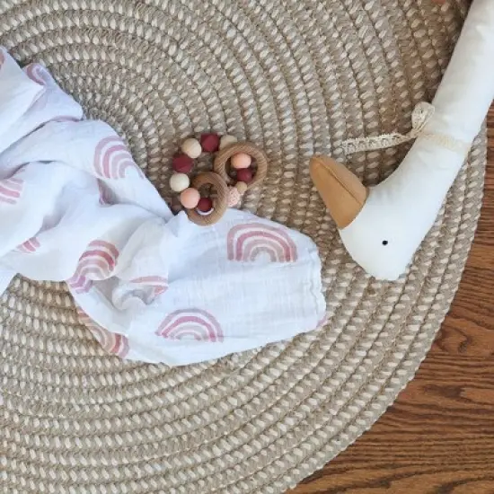 Ely's & Co. Cotton Muslin Swaddle Blanket  2 Pack image {4}