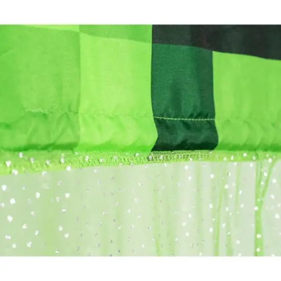 Ukonic Minecraft Green Creeper Kids Bed Canopy, Hanging Curtain Netting image {2}