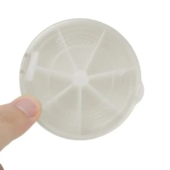 Unique Bargains 7 Grid Round Pill Case 1 Pc image {4}