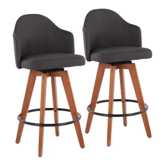 Set of 2 Ahoy Height Barstools - LumiSource image {12}