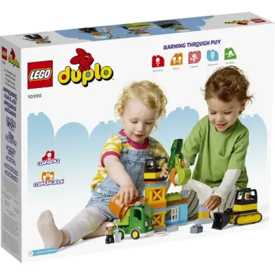 LEGO DUPLO Town Construction Site Set with Toy Crane 10990 image {3}