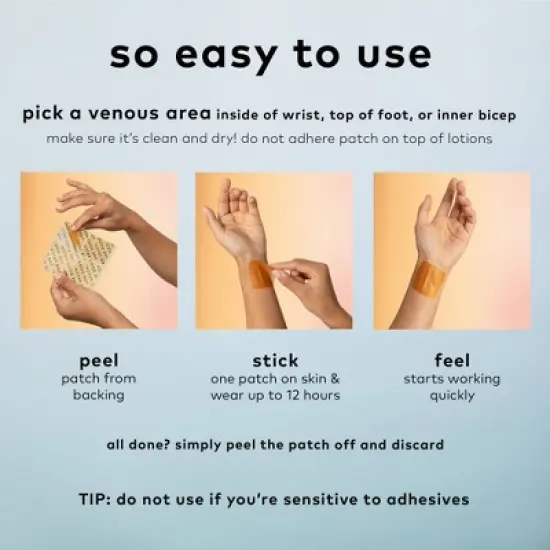 The Good Patch Fan Faves Set Plant-Based Vegan Wellness Patch - 3ct image {5}