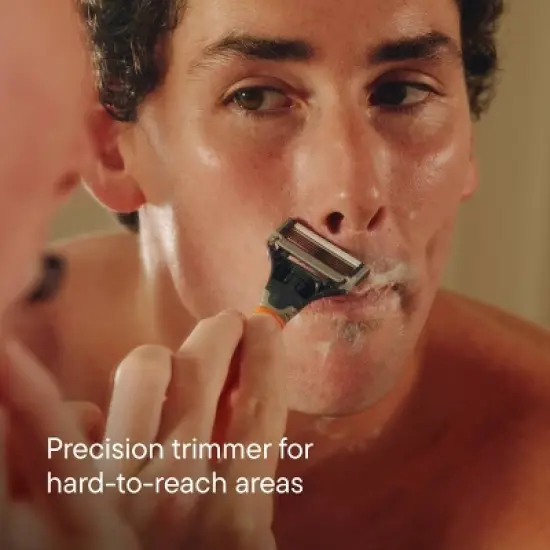 Harry's 5-Blade Men's Razor - 1 Razor Handle + 2 Razor Blade Refills - Sage Green image {5}