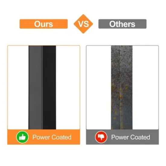 Handrails Fits 1 to 4 Steps,Outdoor Handrails Adjustable Height Stair Handrail image {3}