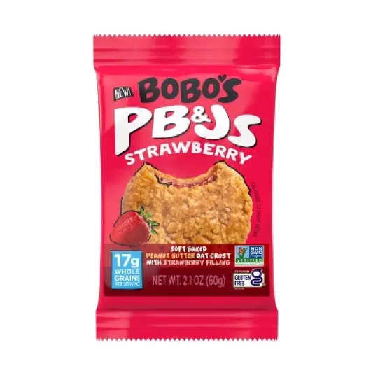 Bobo's PB&Js Strawberry Oat Bars - 8.4oz/4ct image {5}