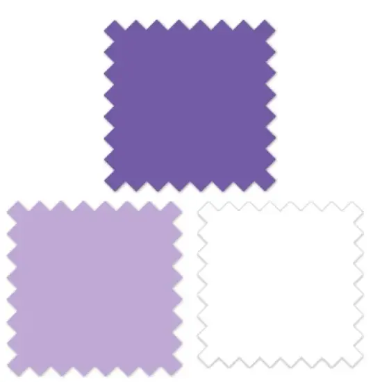  Bacati - 3 Layer Ruffled Crib/Toddler Bed Skirt - White/Lilac/Purple image {5}