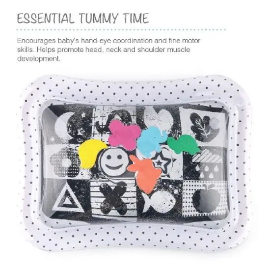 The Peanutshell Montessori Tummy Time Water Play Mat, Inflatable Sensory Development Toy image {1}