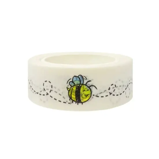 Wrapables Washi Masking Tape, 15mm x 10M, Buzzing Bees image {4}