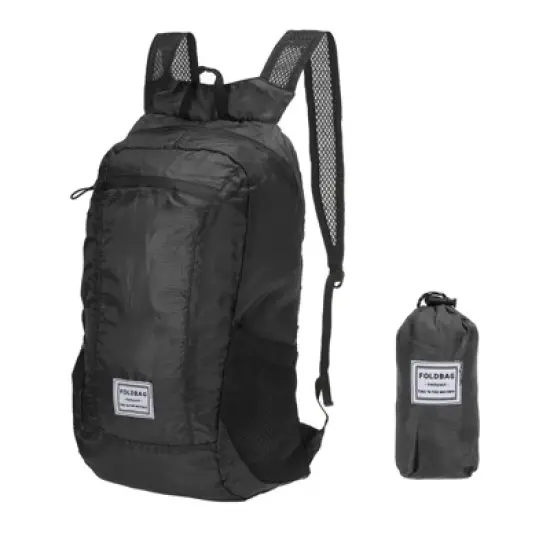 Unique Bargains Durable Polyester Material Water-Resistant Lightweight Portable Backpack image {7}