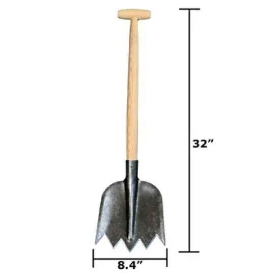 DeWit Serrated Shovel &ndash; Compact & Powerful for Cutting Through Roots image {1}