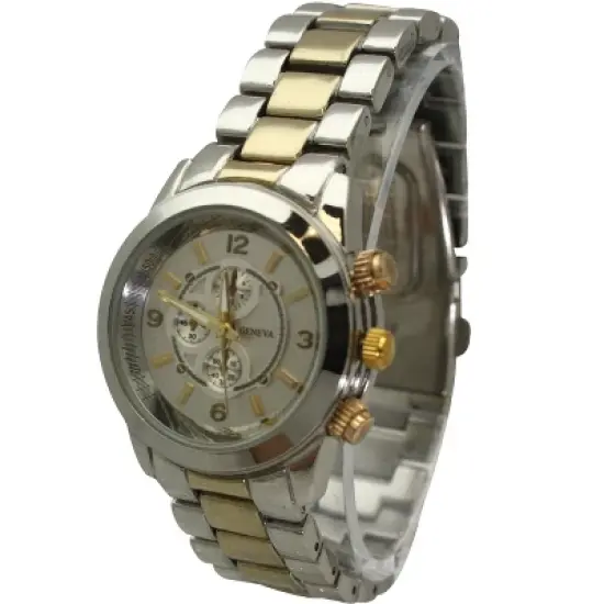 OLIVIA PRATT WOMENS CLASSIC 3-DIAL METAL WATCH image {7}