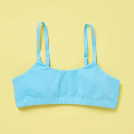 Yellowberry Girls' Super Soft Cotton First Training Bra with Convertible Straps image {5}