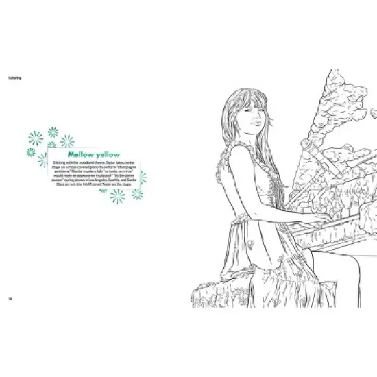 Taylor Swift Coloring & Activity Book: Tour Edition - by Editors of Thunder Bay Press (Paperback) image {1}