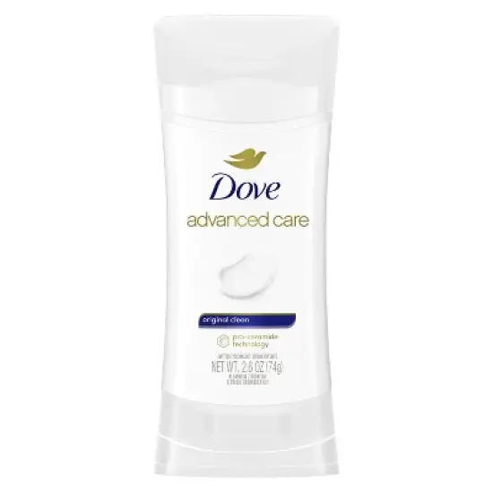 Dove Advanced Care Antiperspirant Deodorant Stick Original Clean, 2.6 oz image {4}