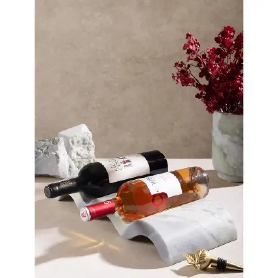 Georgia Green Onyx Wine Bottle Holder image {2}