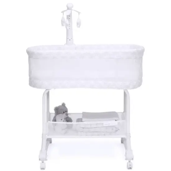 Delta Children SleepCool Rocking Bassinet with Airflow Mesh image {2}