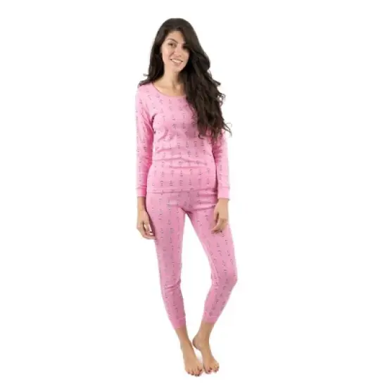 Leveret Womens Two Piece Cotton Pajamas image {9}