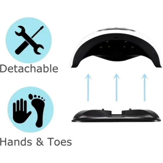 Swtroom Nail Lamp White UV Light for Nails, Timer Setting Fast Nail Dryer image {1}