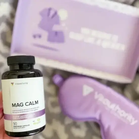 Vitauthority Mag Calm Capsule, Magnesium L- Threonate with Magtein Supports Quality Sleep & Positive Mood, 90ct image {3}