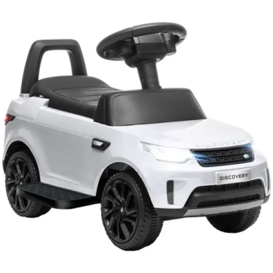 Qaba Land Rover Licensed 6V Ride On Car, 2 in 1 Sliding Car Battery Powered Electric Car for Kids w/ Lights Music Horn, for 18-60 Months image {8}