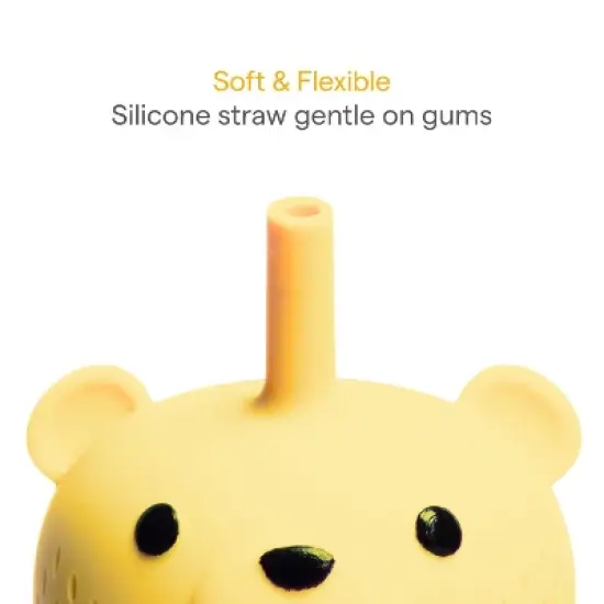 Munchkin 9oz Gentle Transition First Straw Cup - Honey/Bear/Yellow image {4}