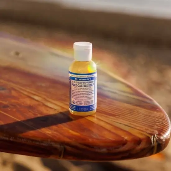 Dr. Bronner's Magic Pure Castile Liquid Soap Hand & Bodywash&nbsp;- Peppermint - 2 fl oz image {2}