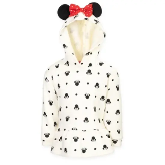 Mickey Mouse & Friends Minnie Mouse Girls Pullover Fleece Hoodie T-Shirt and Leggings 3 Piece Outfit Set Toddler image {2}