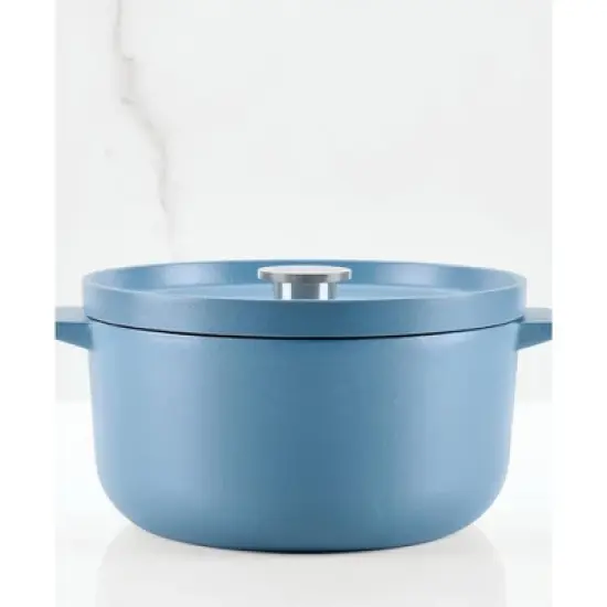 KitchenAid 6qt Enameled Cast Iron Induction Dutch Oven Blue Velvet image {14}