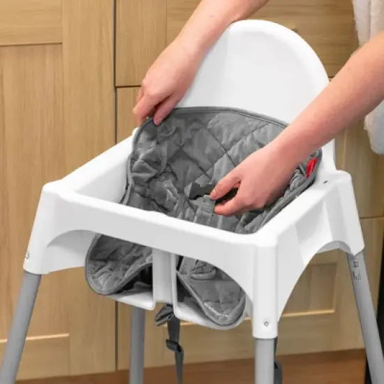 Diono Ultra Dry Seat 2-Pack, Car Seat Pad, Waterproof Liner, High Chair, Car Seats and Strollers, Gray image {5}