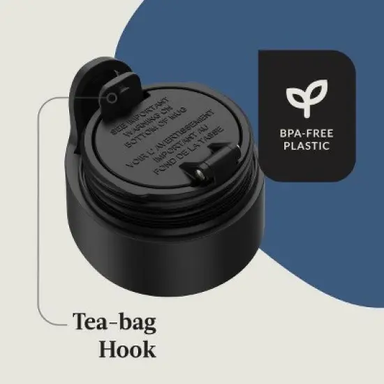 Contigo AUTOSEAL West Loop Vacuum-Insulated Stainless Steel Travel Mug with Easy-Clean Lid, 20 oz, Crystal Lakeside & Crystal Agave, 2-Pack image {2}