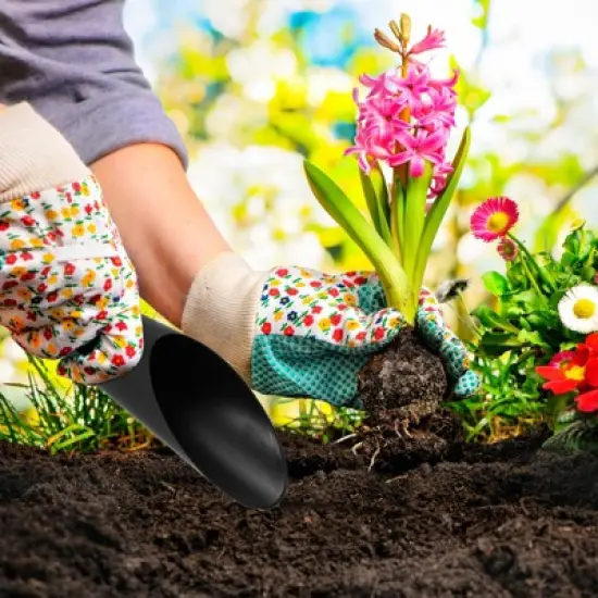 Unique Bargains Plastic Garden Potting Shovel 16 x 6 cm 5 Pack 1 Pc image {4}