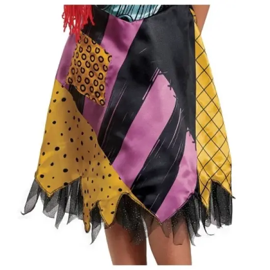 Kids' Disney the Nightmare Before Christmas Sally Deluxe Halloween Costume Dress image {5}