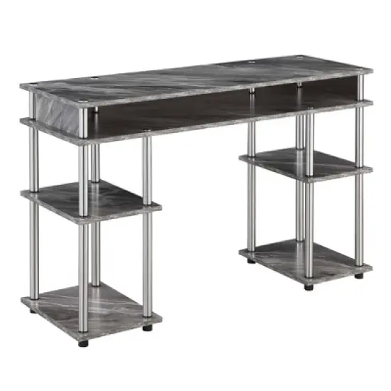 Designs2Go No Tools Student Desk with Shelves - Breighton Home image {20}