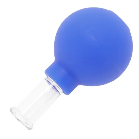Unique Bargains Convenient Cupping Facial Tool Blue 1 Pc image {4}