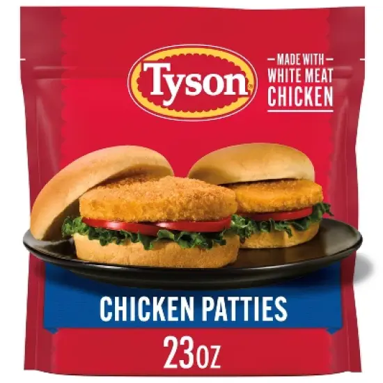 Tyson All Natural Chicken Breast Patties - Frozen - 23oz image {7}