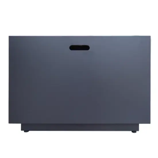 33-Inch Square Outdoor Iron Fire Pit With Built-In Propane Tank Storage - 50,000 BTU, Dark Grey image {8}