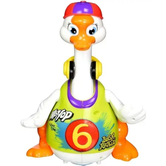 JuzToys Educational Baby Music Toy &ndash; Walking, Singing, Dancing Hip Hop Swing Goose Developmental Baby Toy, Musical Toy for Toddlers &ndash; Green image {8}