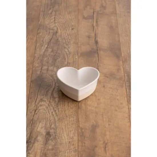 Mason Cash Rustic Charm Heart Baking Dish, 5.5" 375ml Mini Stoneware Oven Dish image {1}