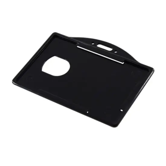 SICURIX Badge Dispensers, Horizontal, Black, Pack of 25 image {1}