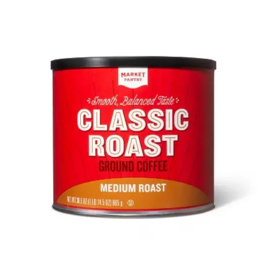 Classic Roast Medium Roast Ground Coffee - Market Pantry&trade; image {4}