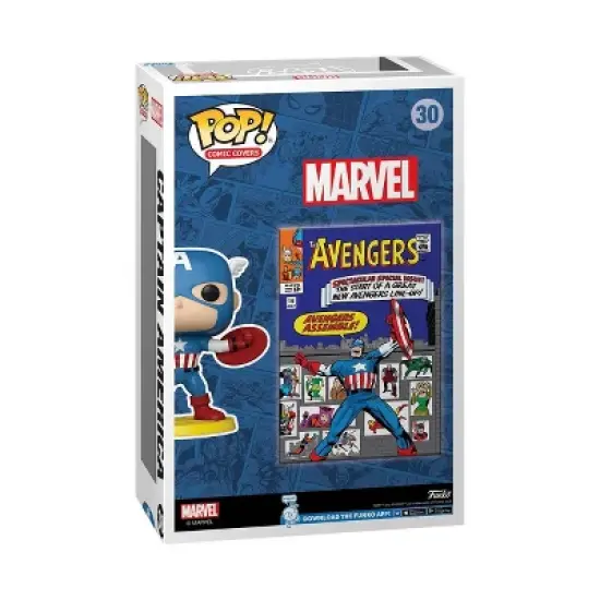 Funko POP! Comic Covers: Marvel - Captain America (Target Exclusive) image {1}