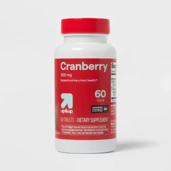 Cranberry Dietary Supplement Tablets - 60ct - up&up&trade; image {3}