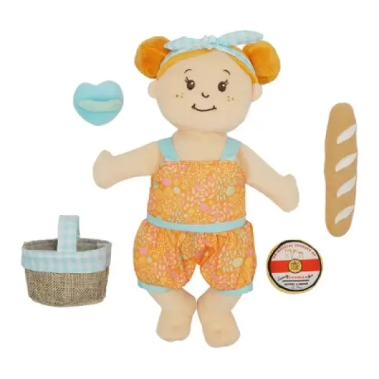 Manhattan Toy Wee Baby Stella Al Fresco 12" Soft Baby Doll Set for Toddlers 12 Months and Up image {10}