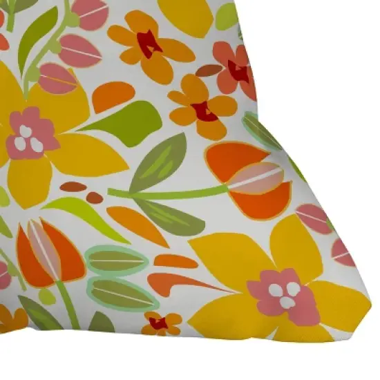 Mirimo Naif Summer Flora Outdoor Throw Pillow - Deny Designs image {2}