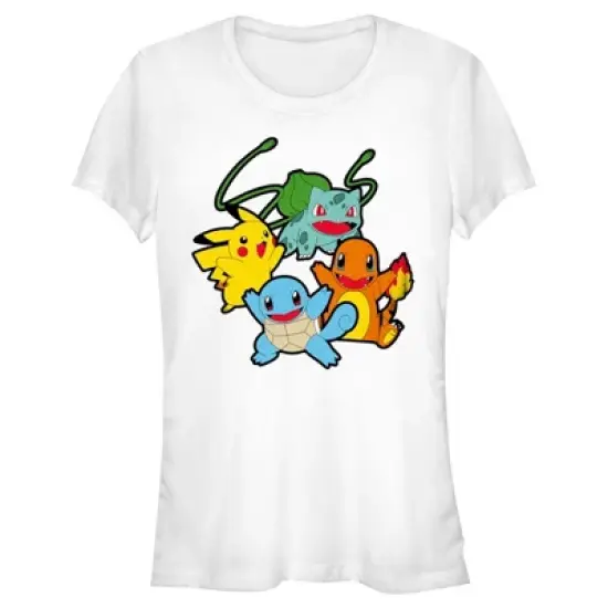 Junior's Pokemon Classic Characters Group T-Shirt image {3}