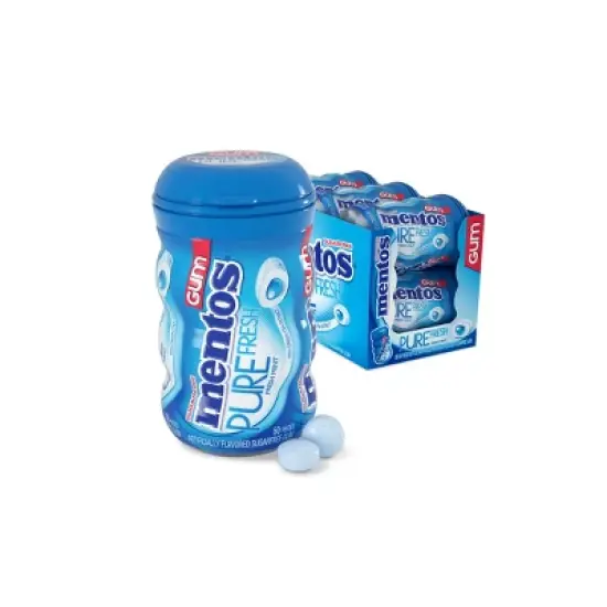Mentos Fresh Mint Gum - 50ct image {3}