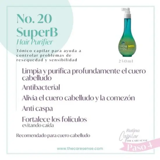 Chihtsai No.20 Superb Hair Purifier Spray | For Dry and Sensitive Scalp | Natural Herbal Extracts | Hair Growth - (8.5 oz) image {2}