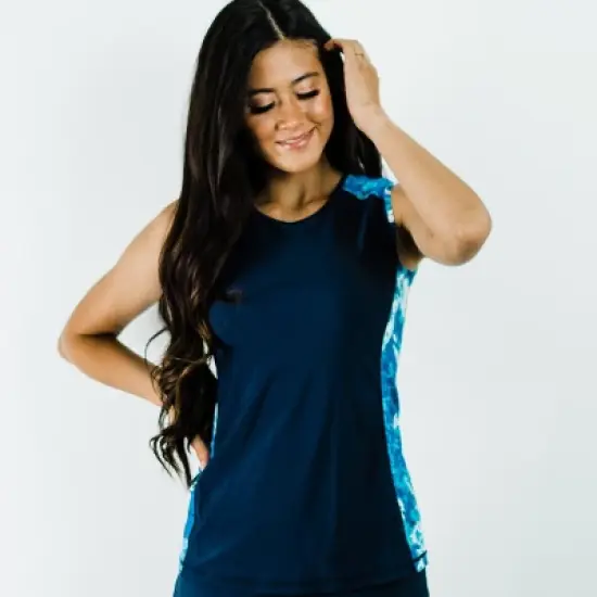 Calypsa - Women's Loose Fit Maya Swim Top image {8}